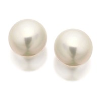 9ct Gold Freshwater Cultured Pearl Earrings - 9mm