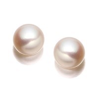 9ct Gold Pink Freshwater Cultured Pearl Earrings - 6mm