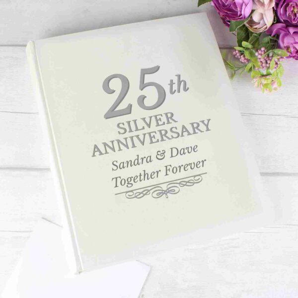 25th Silver Anniversary Traditional Photo Album