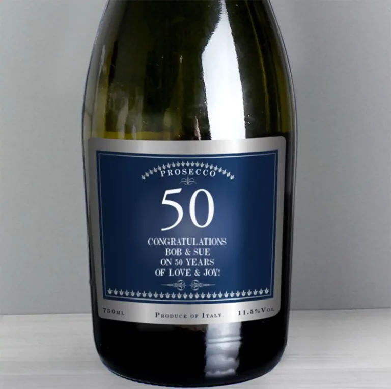 Sparkling Memories: Personalised Prosecco Bottle