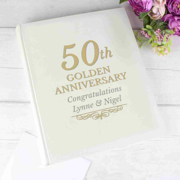 50th Golden Anniversary Traditional Photo Album