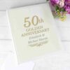 50th Golden Anniversary Traditional Photo Album, free personalisation - Image 4