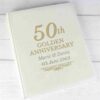 50th Golden Anniversary Traditional Photo Album, free personalisation - Image 3