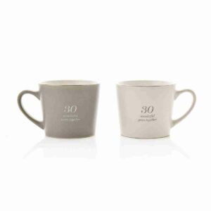 30 Wonderful Years Together mug set