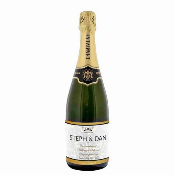 Bottle of Own Label Champagne example full bottle