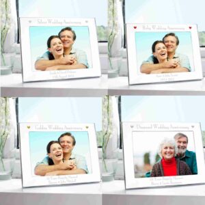 Landscape Wedding Anniversary Photo Frames, free personalisation
