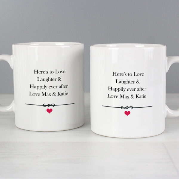 Personalised Mr & Mrs Mug Set