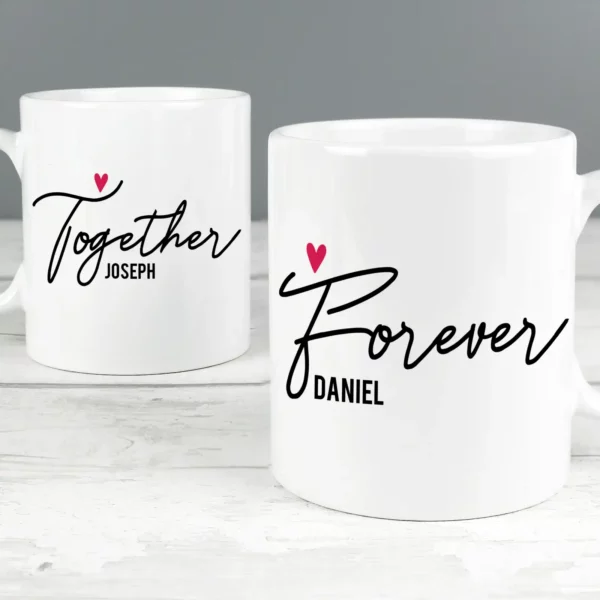 Personalised Together Forever Mug Set - Image 4
