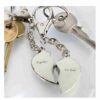 Two Hearts Beat As One Keyring, free personalisation - Image 3
