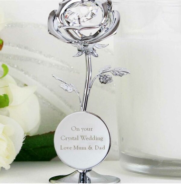 Personalised Crystocraft Swarovski Crystal Anniversary Gift Ornament - Image 2