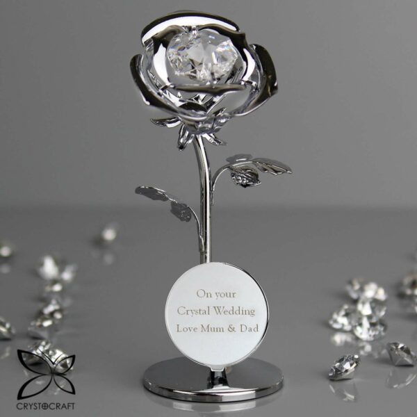 Personalised Crystocraft Swarovski Crystal Anniversary Gift Ornament - Image 4