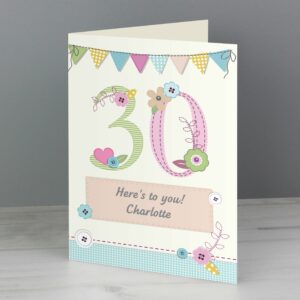 Personalised Summer Craft design Birthday Card