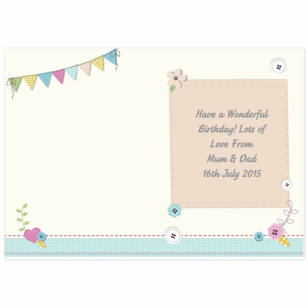Personalised Summer Craft design Birthday Card