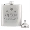 40th Birthday Hip Flask - Image 3