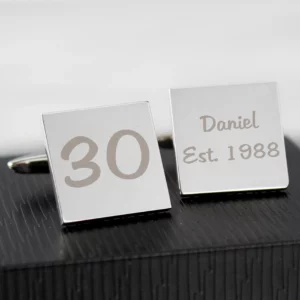 Birthday Big Age Cufflinks
