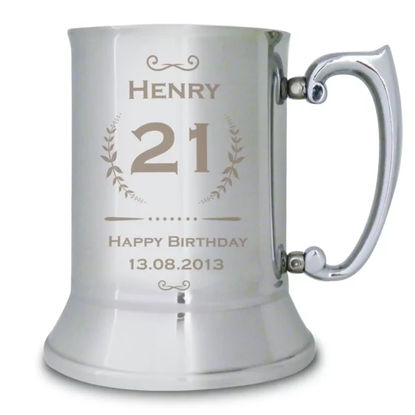 Age Crest Stainless Steel Tankard