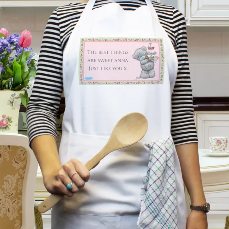 Personalised Me To You Cupcake Design Apron