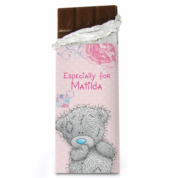 Personalised Me To You Girls Milk Chocolate Bar