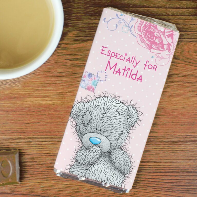 Personalised Me To You Girls Milk Chocolate Bar