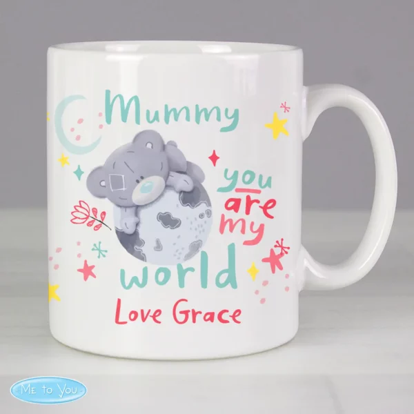 You Are My World Me To You Personalised Mug - Image 2