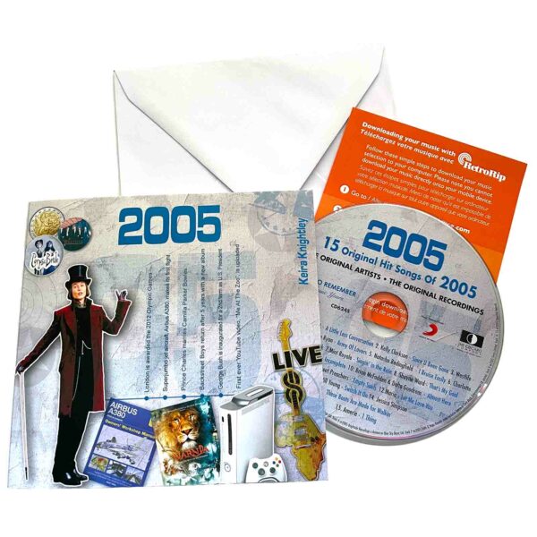 Original Hit Music of 2005. A Time to Remember, The Classic Years.