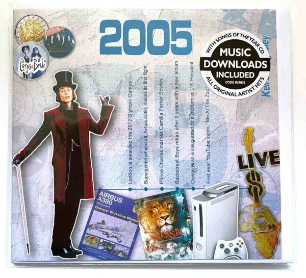 20th Anniversary Card with Original Hit Music of 2005. A Time to Remember, The Classic Years. - Image 3