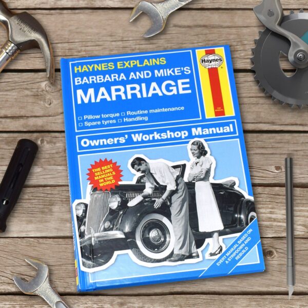 Personalised Haynes Explains Marriage Manual
