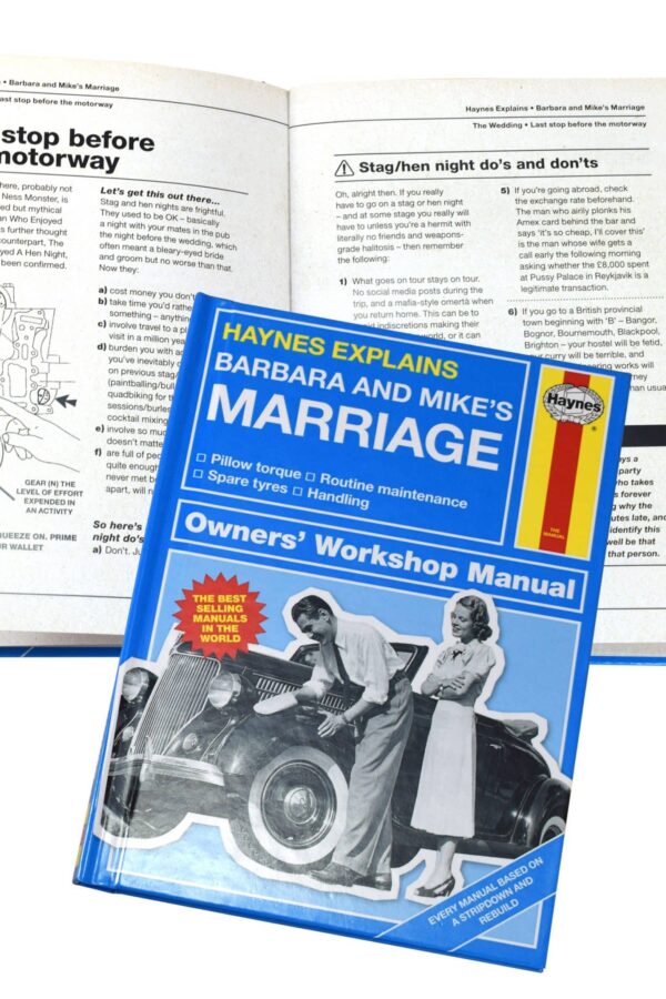 Personalised Haynes Explains Marriage Manual - Image 5