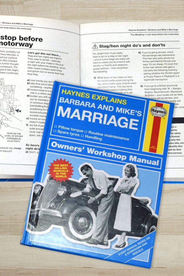 Personalised Haynes Explains Marriage Manual - Image 6