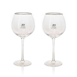 Amore 30th Anniversary Gin Balloon Glasses