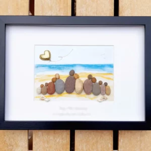 On The Beach Copper Anniversary, Beach Pebbleart Family