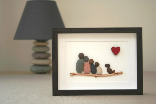 Pebble Art Family, Choose your Family and Pets
