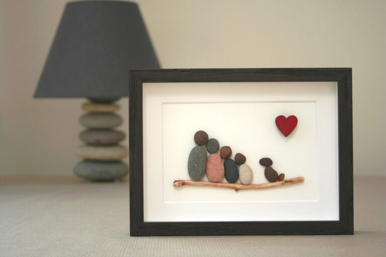 Pebble Art Family, Choose your Family and Pets