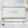 Personalised Classic Mirrored Jewellery Box