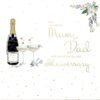 To a wonderful Mum and Dad with lots of love on your Anniversary
