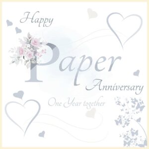 Happy Paper Anniversary Greeting Card