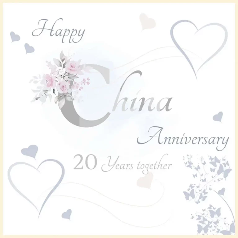 Happy China Anniversary Greeting Card
