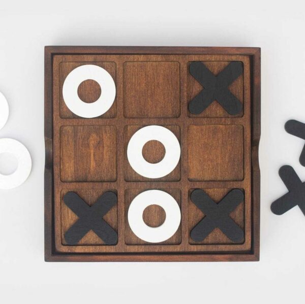 Iron & Glory Premium Wooden Noughts Crosses