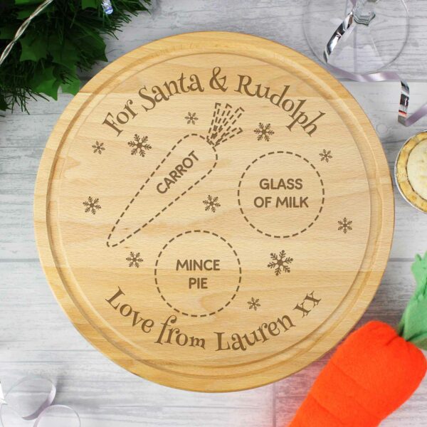 Christmas Eve Personalised Mince Pie Board