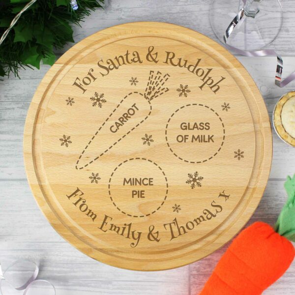 Christmas Eve Personalised Mince Pie Board