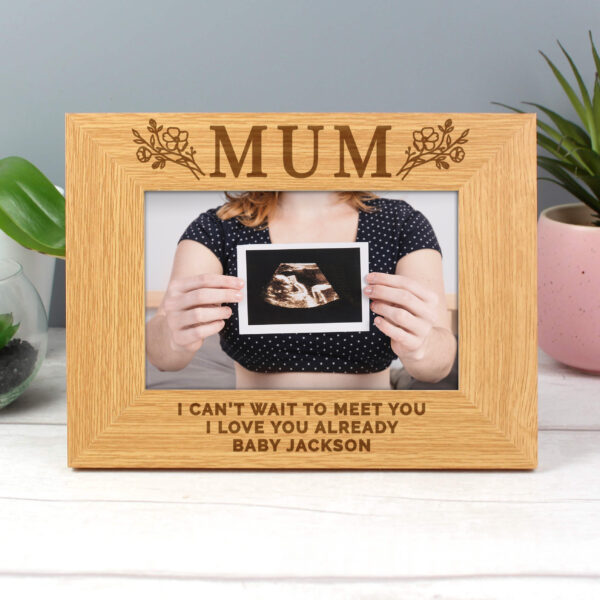 Floral Design Mum Photo Frame