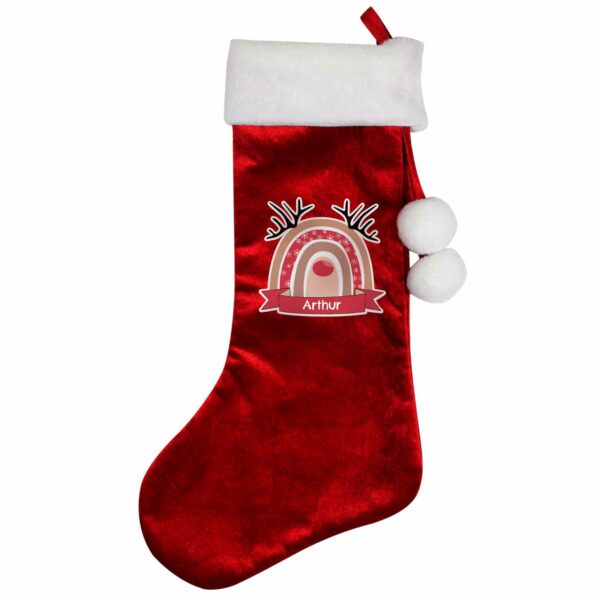 Luxury Red Personalised Christmas Stockings