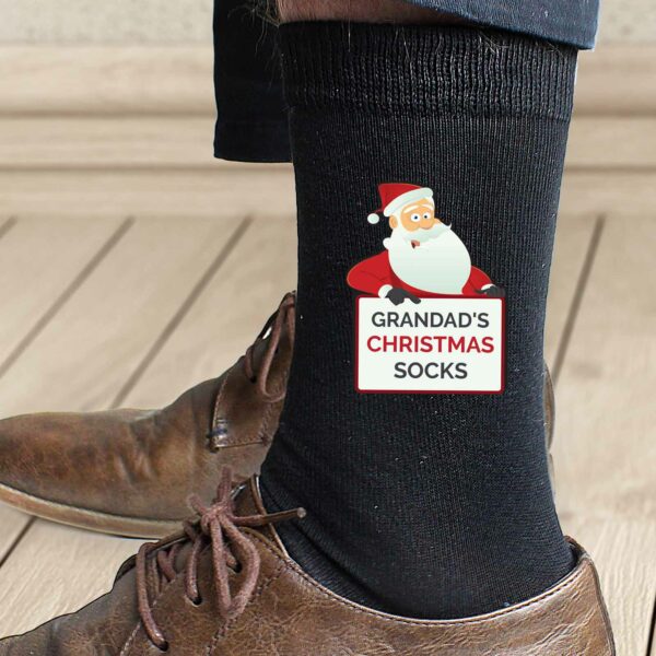 Santa Claus Personalised Christmas Socks