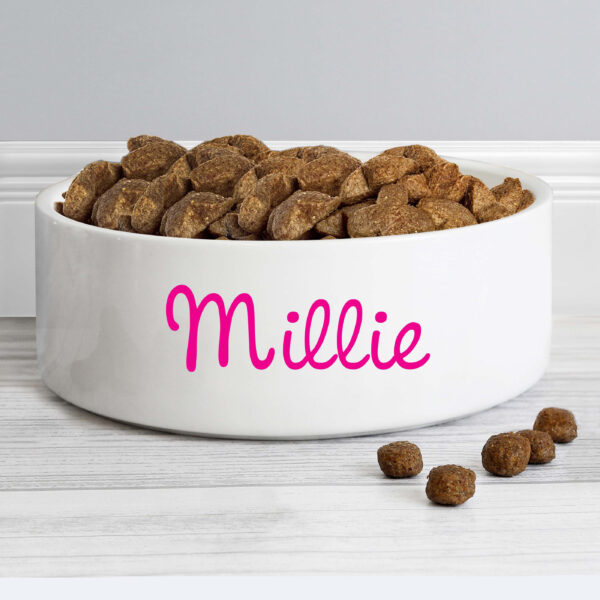 Personalised Ceramic Pet Bowls, Choice of Designs