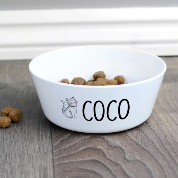 Personalised Cat Bowl, choice of designs - Image 2