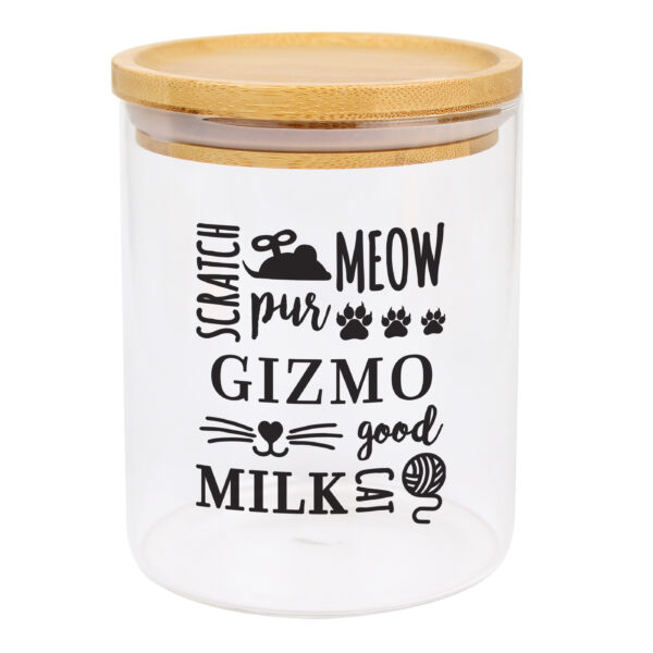Personalised Cat Treat jar