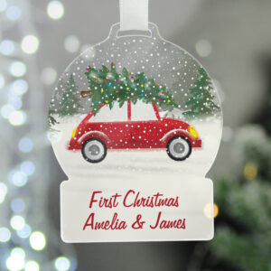 Driving Home For Christmas Tree Decoration