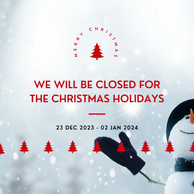 Christmas Holidays Opening Hours