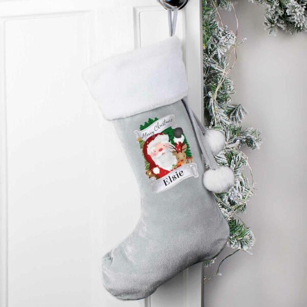 Personalised Santa Christmas Stocking Santa Claus