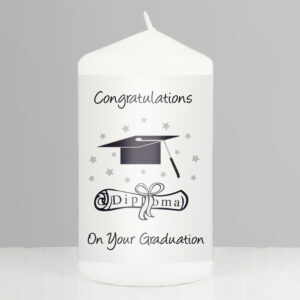 Graduation Pillar Candle